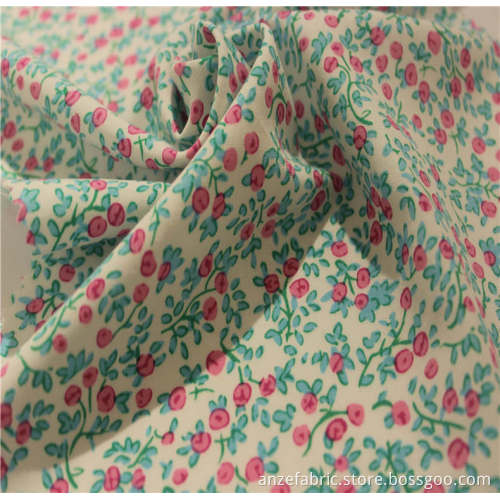 100%ECO rayon poplin printed fabric for garment printed